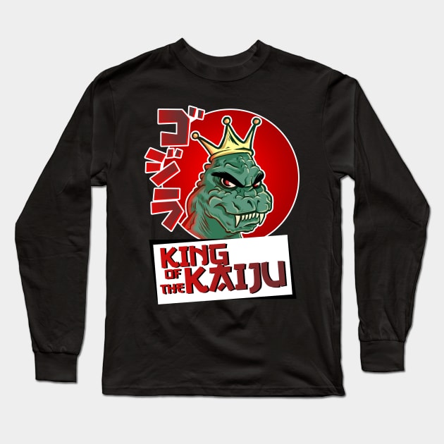 King of the Kaiju Long Sleeve T-Shirt by Gasometer Studio